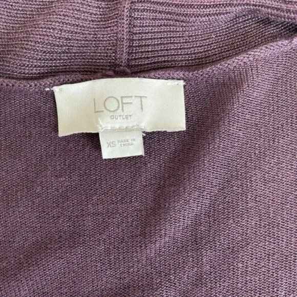 Loft Women 3/4 Sleeves Open Front Cardigan Size XS - Picture 4 of 8